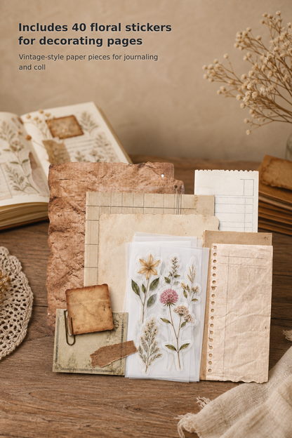 Vintage Scrapbooking & Junk Journal Kit