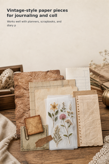 Vintage Scrapbooking & Junk Journal Kit